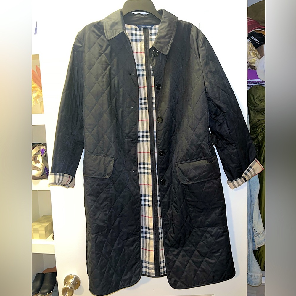 Burberry Quilted Coat - Fully Novacheck Lined. Pristine Condition.